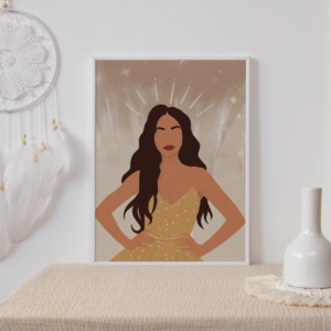 Illustration Digitale à Télécharger – Art Spirituel & Féminin